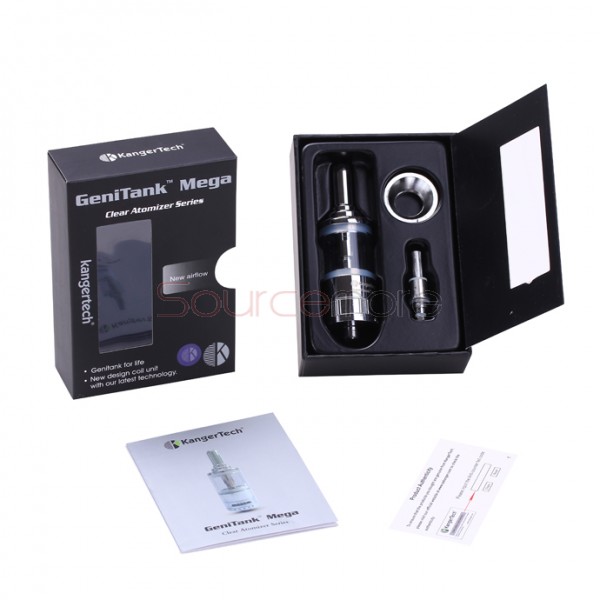 Kanger Genitank Mega 3.8ml Clearmoizer Airflow Control Glass Clear Atomizer