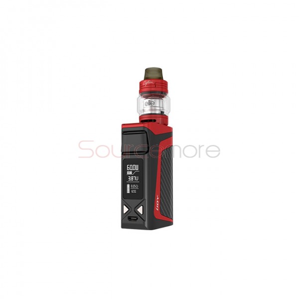 IJOY Elite Mini 60W 3 in 1 Kit with 2ml/3ml and 2200mah Built-in Capacity- Matte Red