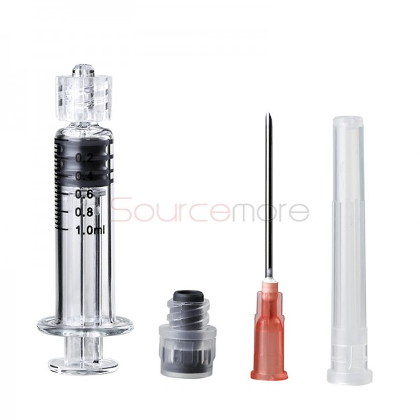 LTQ Vapor Luer Lock Glass Syringe 1.0ml
