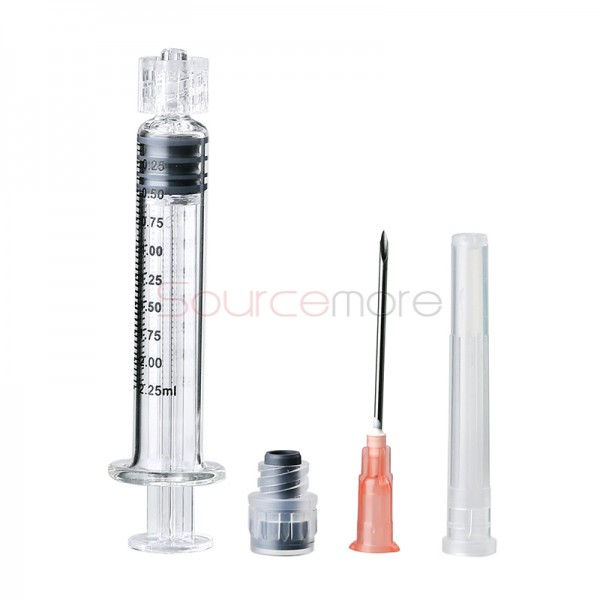 LTQ Vapor Luer Lock Glass Syringe 2.0ml