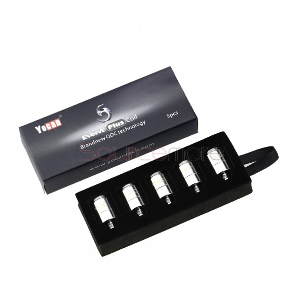 Yocan Evolve Plus Replacement Coil 5pcs - Quartz Dual Coil