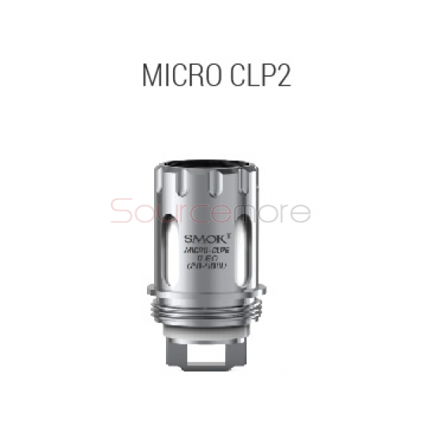 SMOK Sub-ohm Edition Replacement Coil Micro CLP2 Core for TFV4 Series Tanks Patented Clapton Dual Core 5pcs-0.6ohm