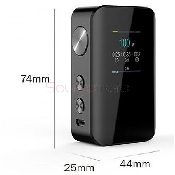 Kanger Vola 100W TFT Screen Mod with 2000mah Built-in Capacity- Black