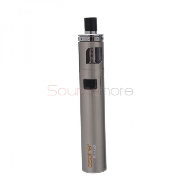 Aspire PockeX Pocket AIO Starter Kit 1500mAh - Stainless Steel