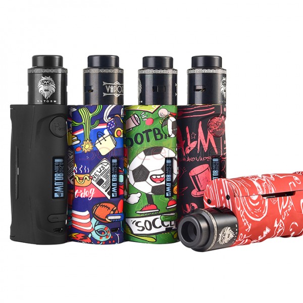 Vapor Storm Puma Baby Kit with Lion RDA - Vape on White