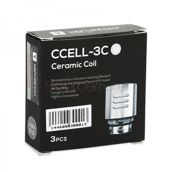 3pcs Vaporesso CCELL-3C Ceramic Core 