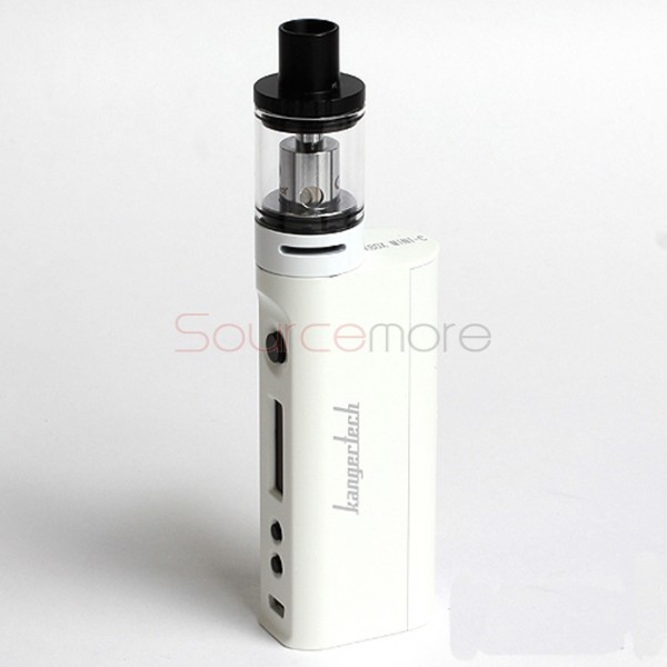 Kanger Subox Mini-C Starter Kit with 3.0ml Protank 5 and 50W Kbox Mini-C Mod Powered by Single 18650 Cell- White