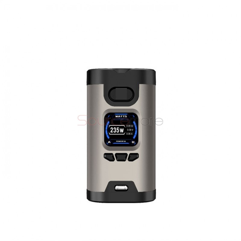 Hcigar Wildwolf 235W TC Mod - Silver Black