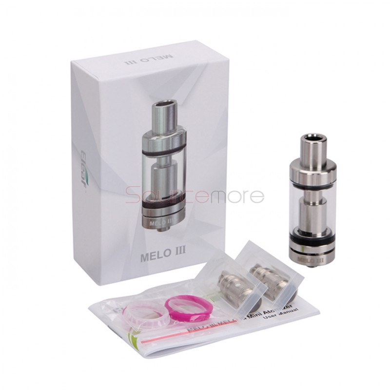 Eleaf Melo III Atomizer 4ml- Silver