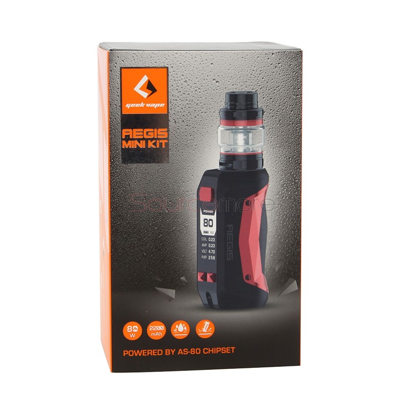 GeekVape Aegis Mini Kit with Cerberus Tank - Black & Red