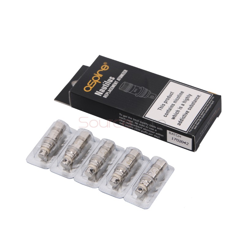 Aspire Nautilus 2 Replacement Coil Head 5pcs - BVC Coil 0.7ohm