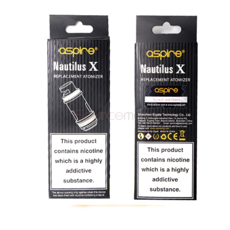 5pcs Aspire Nautilus X Replacement Coil TPD Edition - 1.8ohm