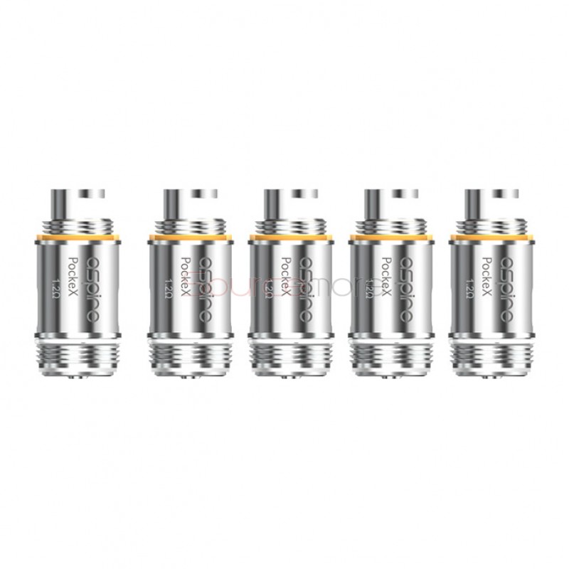 Aspire PockeX Replacement Coil Head 5pcs - 1.2ohm