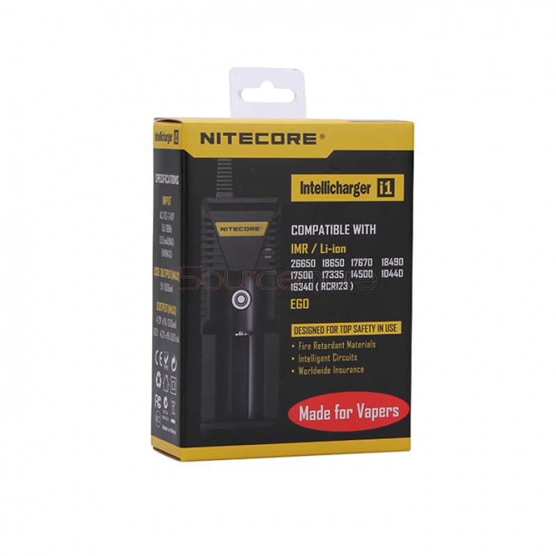 Nitecore I1 Intellicharger with eGo Charging Port-EU Plug