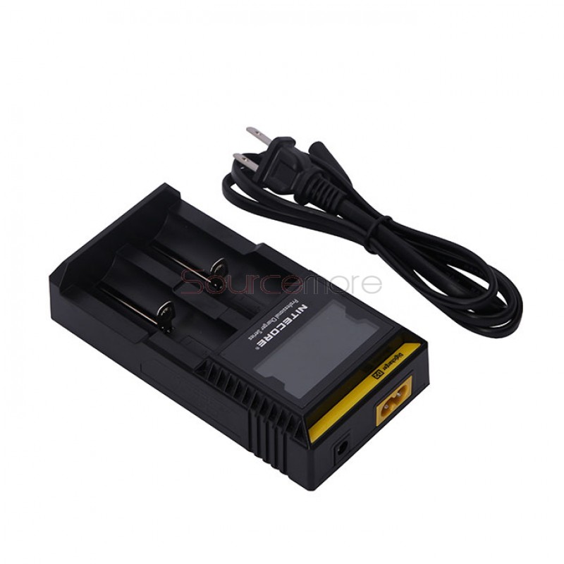 Nitecore D2 Digicharger with 2 Channels for Li-ion Battery - EU Plug