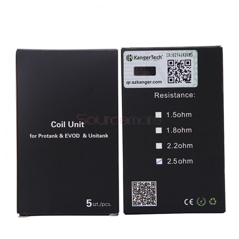 Kanger Single Coil Unit MT32 Coils - 1.5ohm 5pc