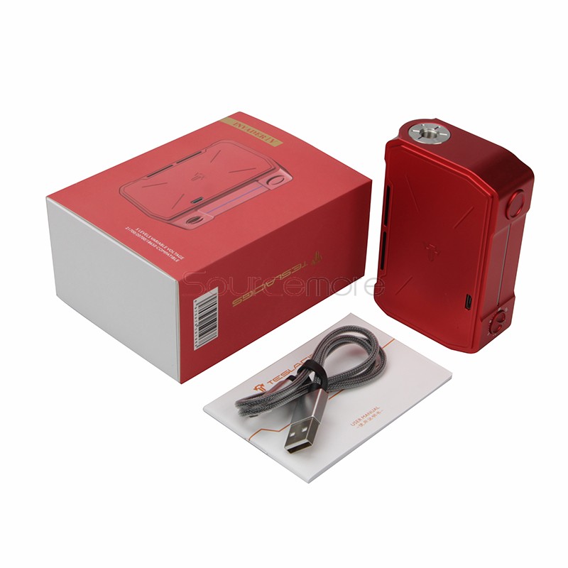 Tesla Invader IV Box Mod - Red
