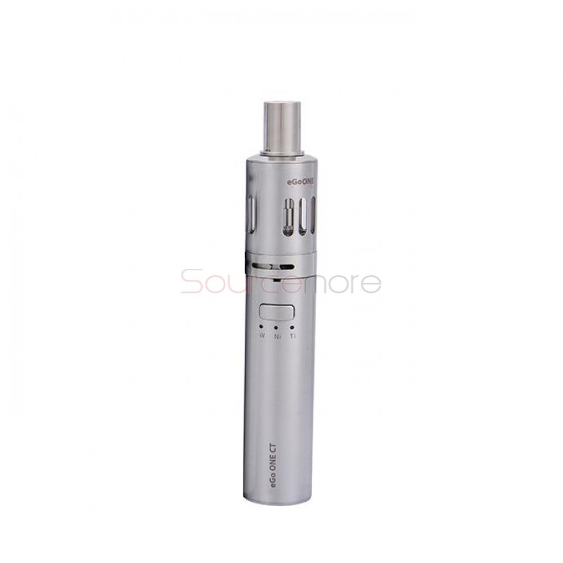 Joyetech eGo ONE CT Starter Kit 1100mah/1.8ml Standard Vesion CT/CW Mode Kit with US Plug-Silver