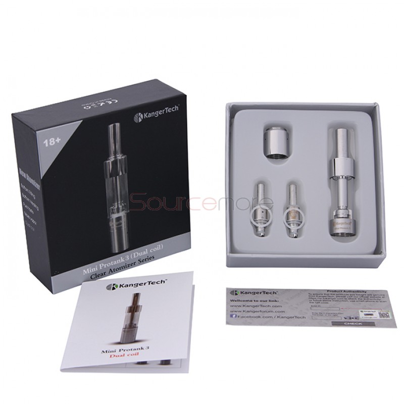 Kanger Mini Protank 3 Electronic Cigarette Atomizer Kit-Clear 
