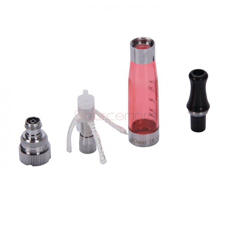 5pcs Innokin iClear 16 1.6ml Atomizer - red