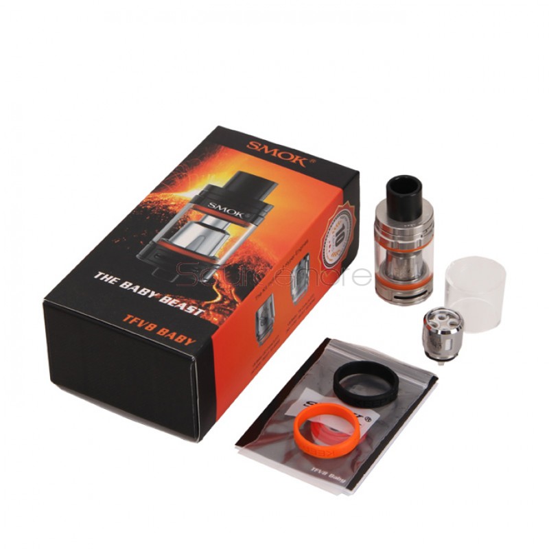 SMOK TFV8 Baby Beast Tank - Silver