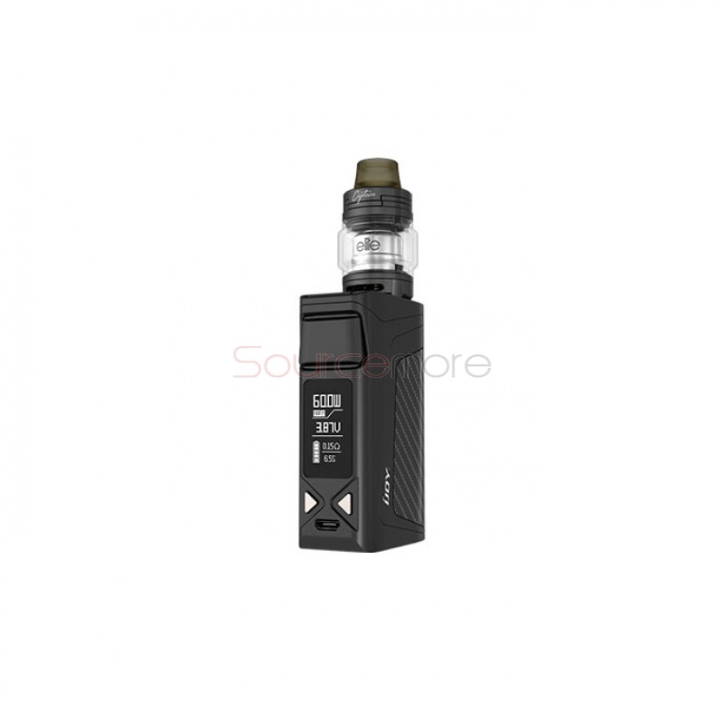 IJOY Elite Mini 60W 3 in 1 Kit with 2ml/3ml and 2200mah Built-in Capacity- Matte Black