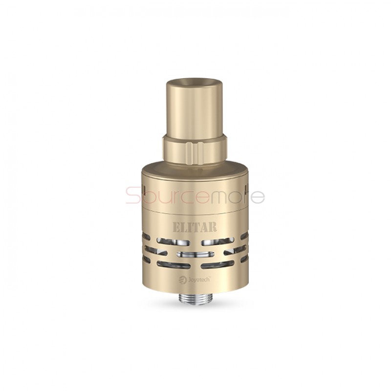 Joyetech Elitar Atomizer with 2ml Liquid Capacity and Top-filling Top Airflow Control- Golden