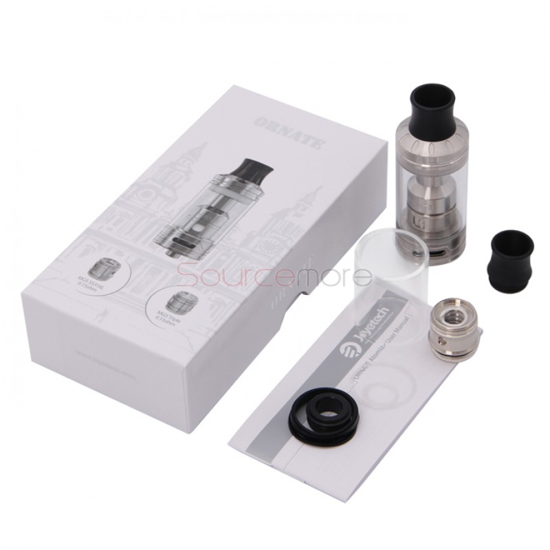 Joyetech Ornate Atomizer with 6.0ml Capacity and Considerable Airflow Inlet