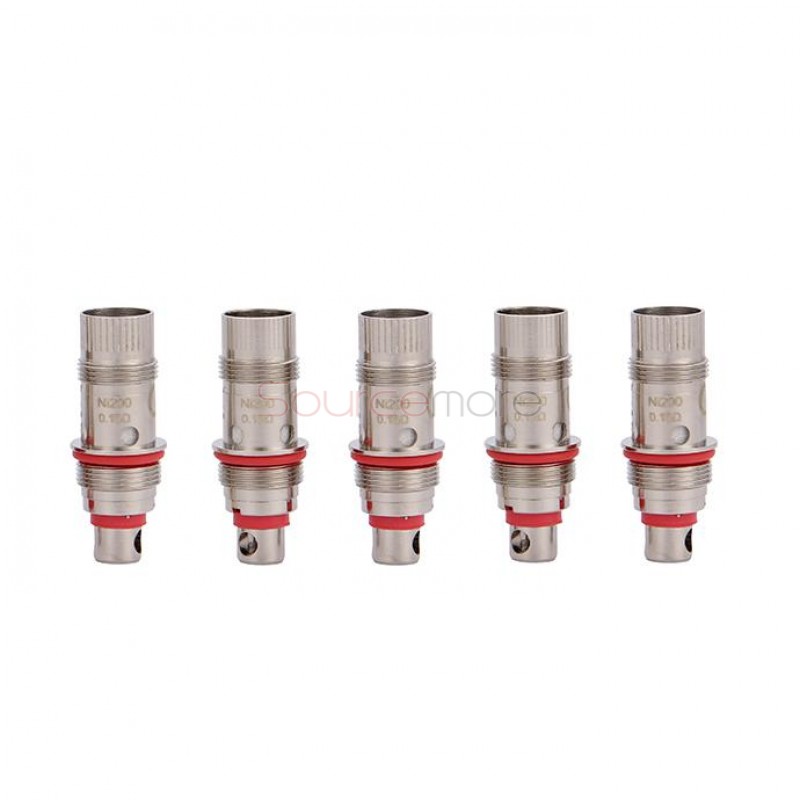 Aspire Triton 2 Mini Replacement Coil Heads 5pcs - Ni200 TC Coil - 0.15ohm
