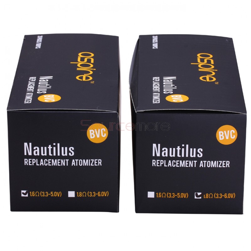 Aspire  BVC Replaceable Coils 5pcs for Nautilus 1.8ohm
