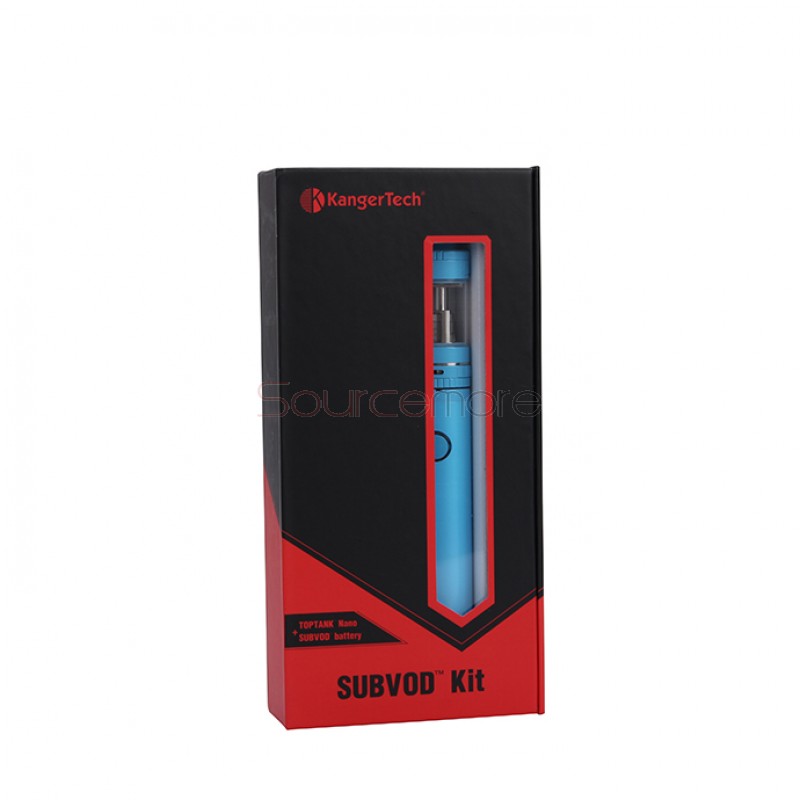 Kanger SUBVOD Starter Kit 1300mah SUBVOD Battery with 3.2ml Nano Atomizer(SSOCC Coil Head) - Blue