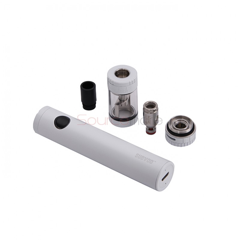 Kanger SUBVOD Starter Kit 1300mah SUBVOD Battery with 3.2ml Nano Atomizer(SSOCC Coil Head)  - White