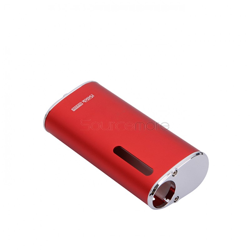Eleaf iStick Basic 2300mah Mod Battery Simple Packing Magnetic Connector Side Liquid View Window-Red