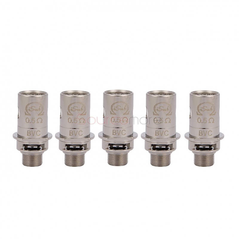 Innokin Clapton BVC Replacement Coil Head for iSub Series Tank 5pcs-0.5ohm