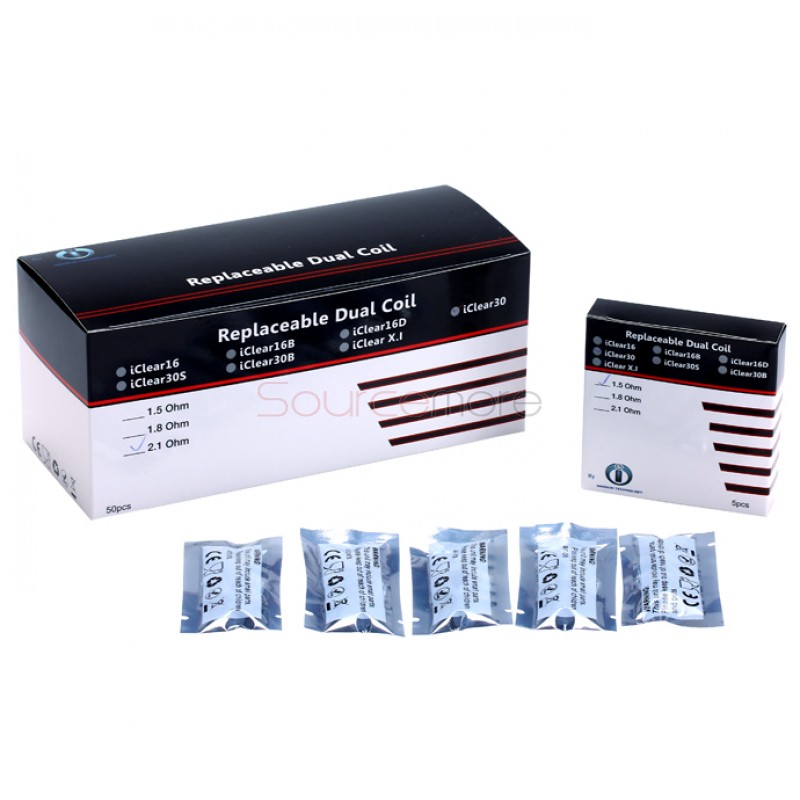 5PCS Innokin iClear 30 Replacement Coil Heads - 1.5ohm