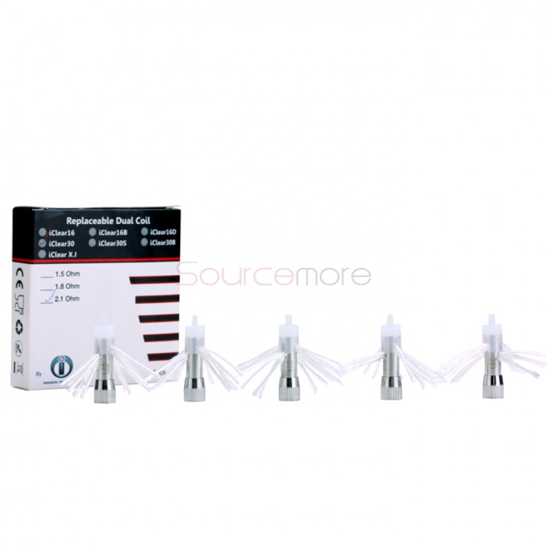5PCS Innokin iClear 30 Replacement Coil Heads - 1.5ohm