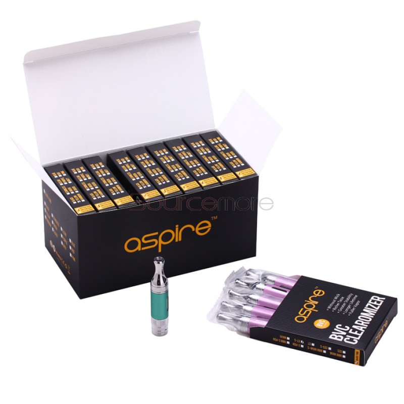 Aspire ET-S Glass BVC Clearomizer 5pcs