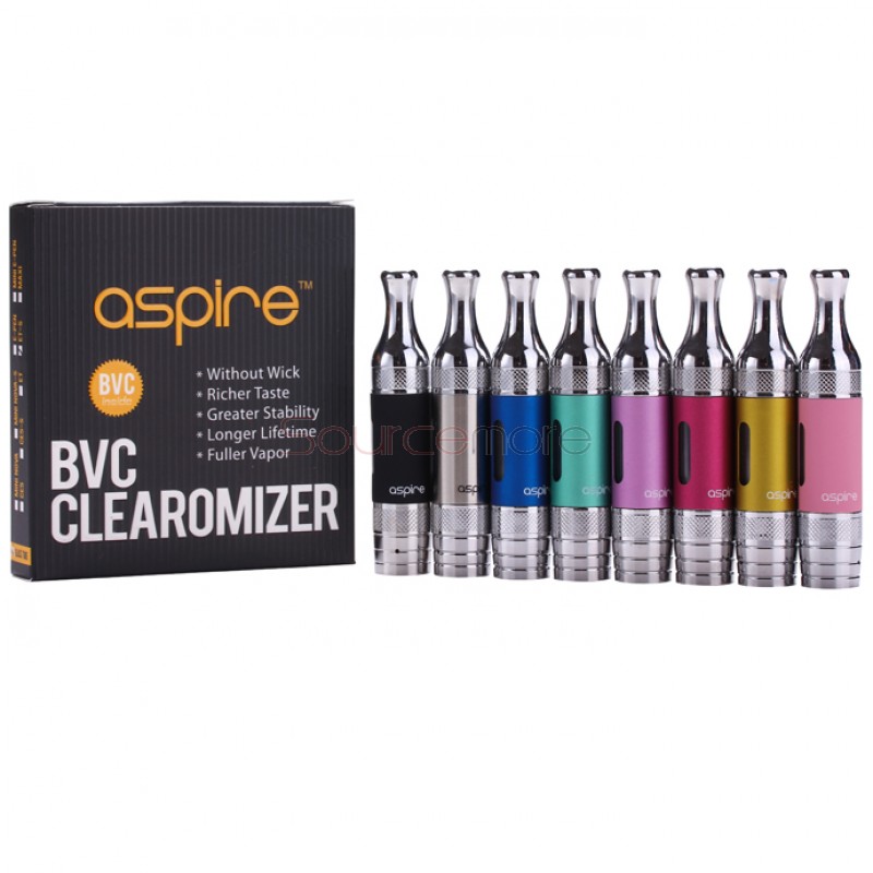 Aspire ET-S Glass BVC Clearomizer 5pcs