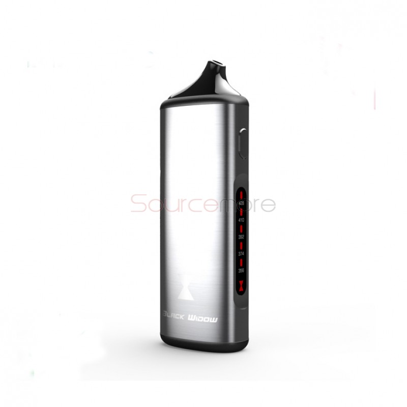 Kingtons Black Widow Dry Herb Vaporizer - Silver