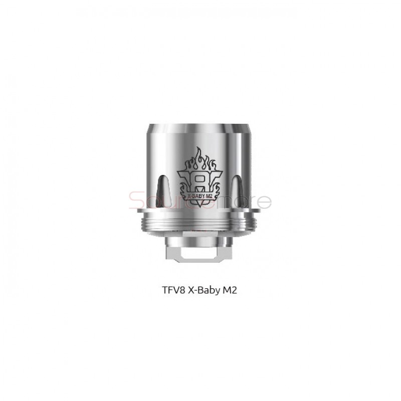 Smok TFV8 X-Baby M2 0.25ohm Dual Coils Replacement Coil for TFV8 X-Baby 3pcs-0.25ohm 
