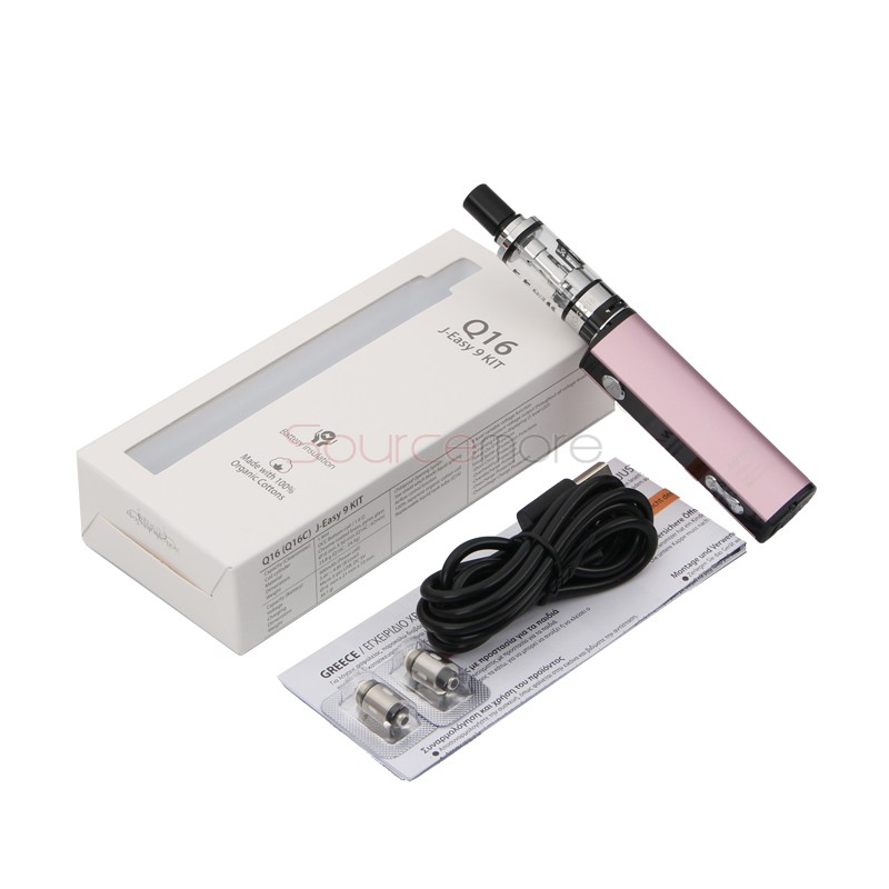 Justfog Q16 Starter Kit with 1.9ml and 900mah Capacity-Pink