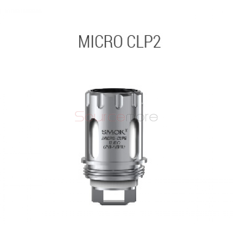 SMOK Sub-ohm Edition Replacement Coil Micro CLP2 Core for TFV4 Series Tanks Patented Clapton Dual Core 5pcs-0.6ohm