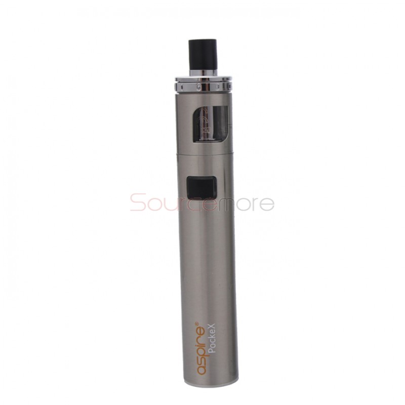 Aspire PockeX Pocket AIO Starter Kit 1500mAh - Stainless Steel