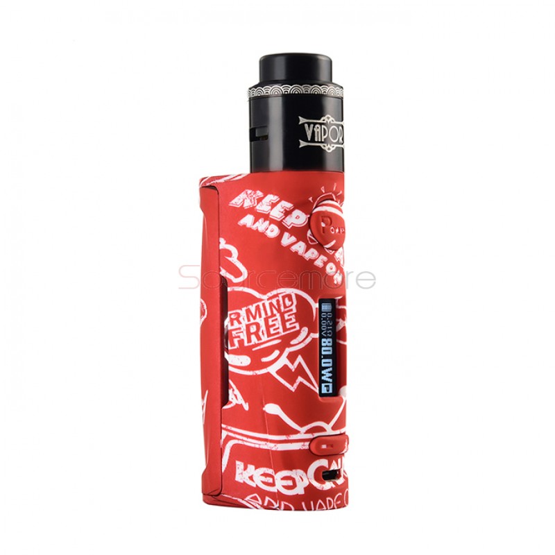 Vapor Storm Puma Baby Kit with Lion RDA - Vape on White