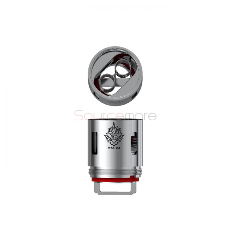 SMOK V12-X4 Replacement Quadruple Coils Head for TFV12 Tank 3pcs-0.15ohm