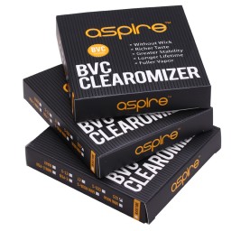 Aspire ET  BVC Clearomizer 5pcs - Black