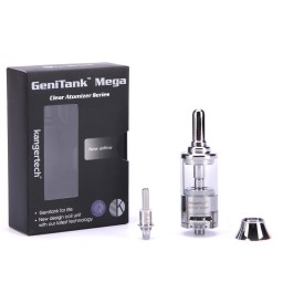 Kanger Genitank Mega 3.8ml Clearmoizer Airflow Control Glass Clear Atomizer