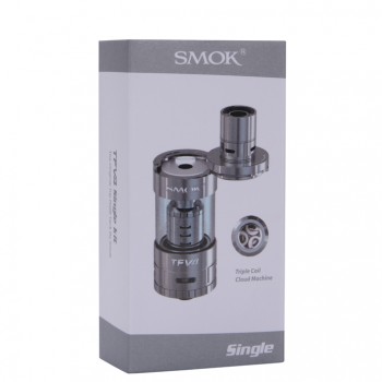 SMOK TFV4 Atomizer Sub Ohm Tank Simple Packing with 510/eGo Thread 5ml-Silver