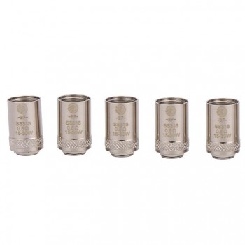 Joyetech Bottom Feeding Replacement Coil Head BF SS316 Lung Inhale Coil for CUBIS Atomizer 5pcs -0.5ohm