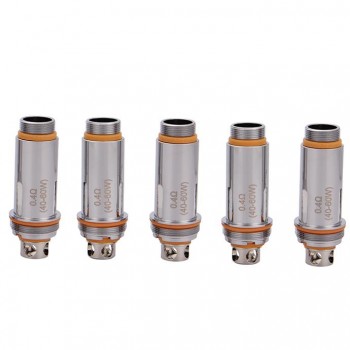 Aspire Cleito Tank Replacement Coil Head 5pcs - Dual Clapton 0.4ohm